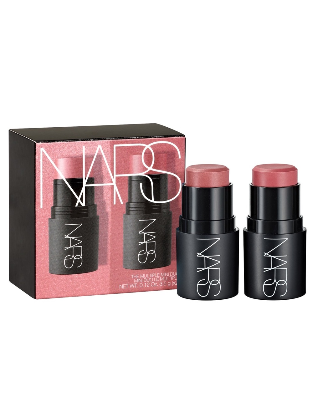 NARS THE MULTIPLE MINI DUO w/ORGASM CRAVE+BAD HABIT 0.12 Oz x 2 NEW IN BOX!